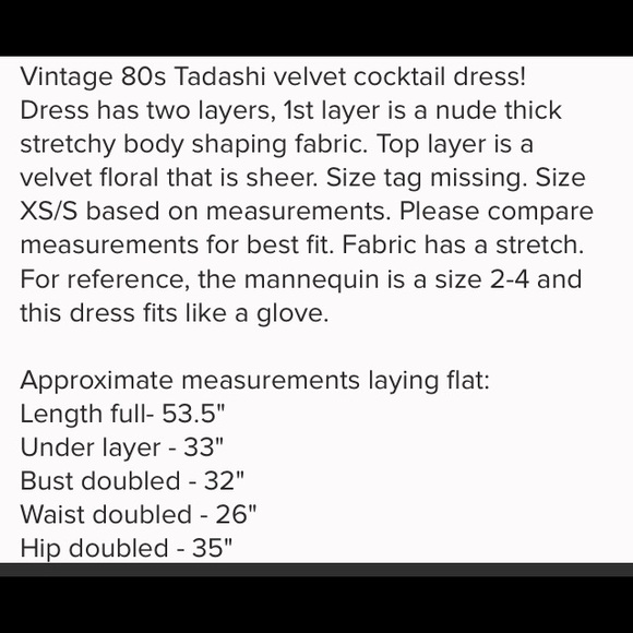 Vintage Velvet Tadashi ball gown - Picture 7 of 7